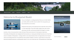Desktop Screenshot of bluejacketboats.com