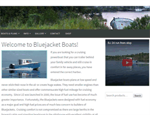 Tablet Screenshot of bluejacketboats.com